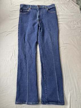 VTG Y2K Levi's 517 Bootcut Blue Jeans Size 36x34 (33x31) Western